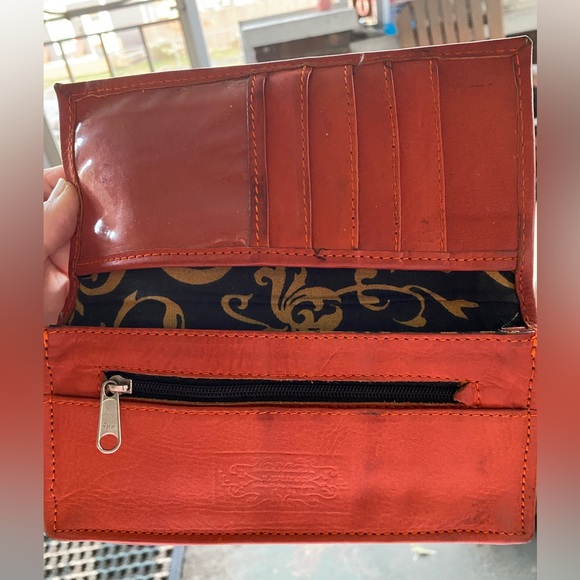 JL SALDIVAR LEATHER TOOLED WALLET - Picture 5 of 13